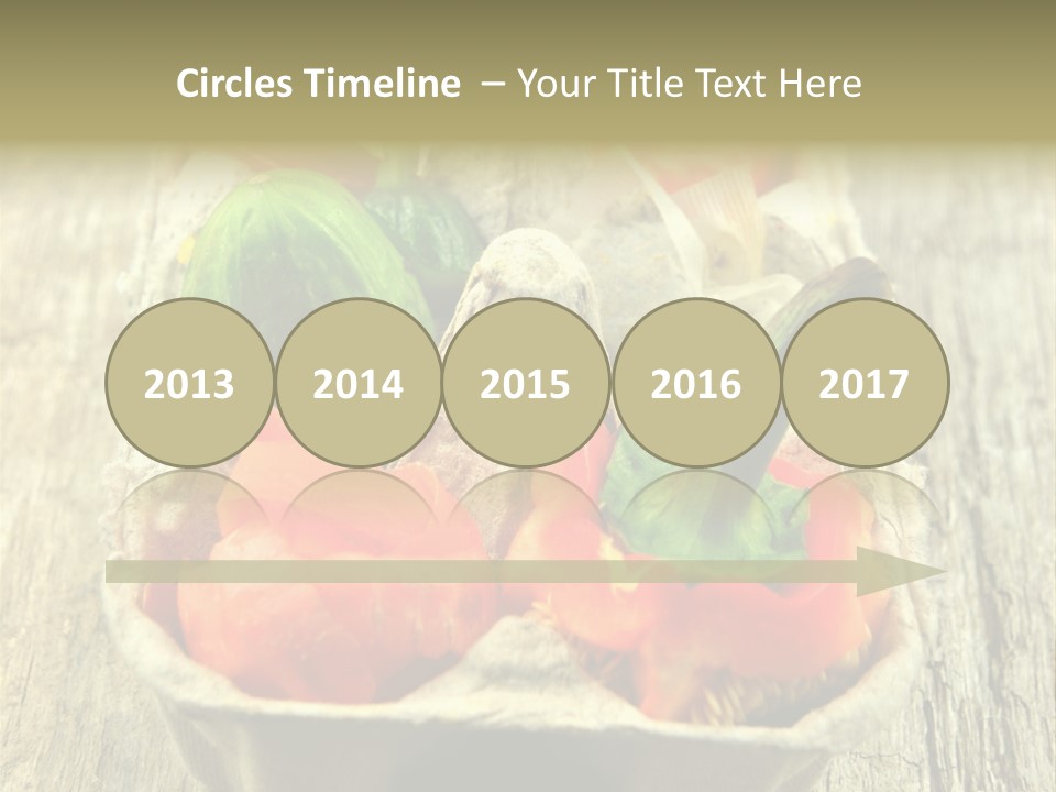 Decaying Tea Lemon PowerPoint Template