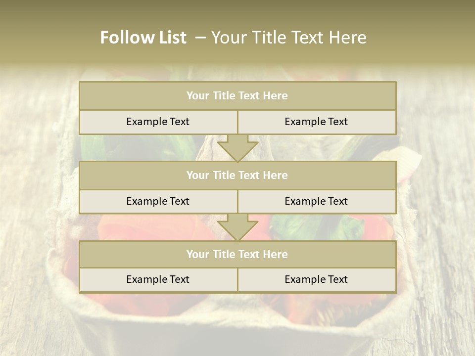 Decaying Tea Lemon PowerPoint Template