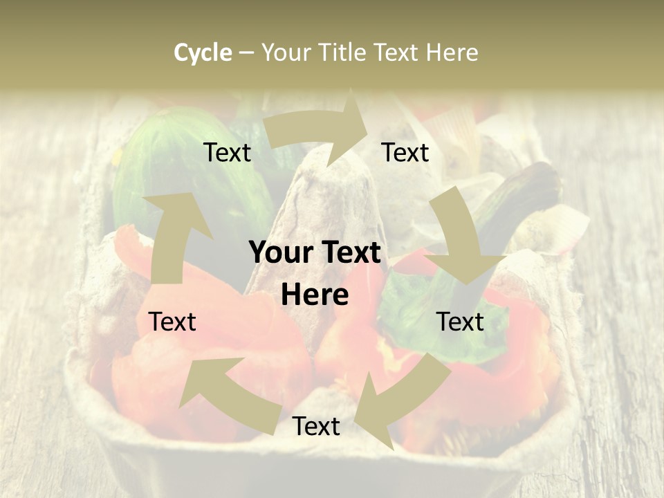 Decaying Tea Lemon PowerPoint Template