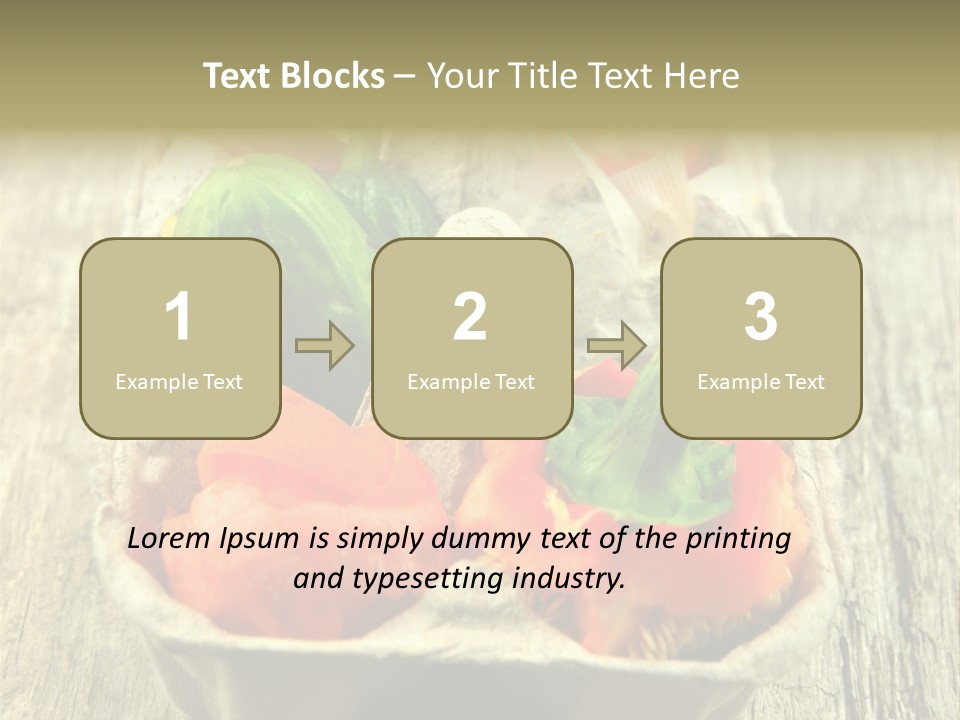 Decaying Tea Lemon PowerPoint Template