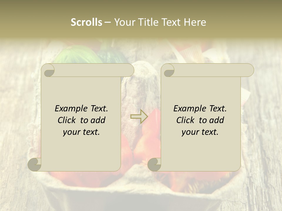 Decaying Tea Lemon PowerPoint Template
