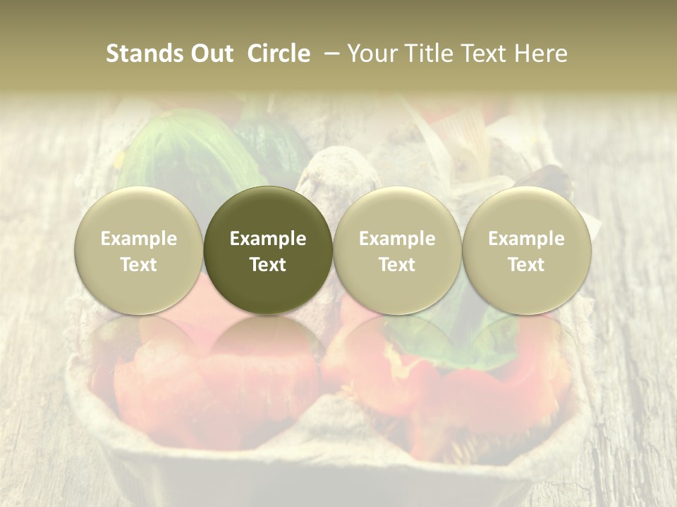 Decaying Tea Lemon PowerPoint Template