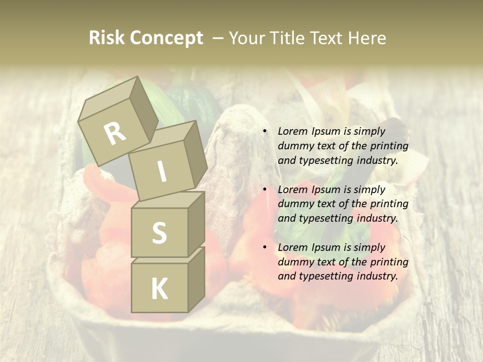 Decaying Tea Lemon PowerPoint Template