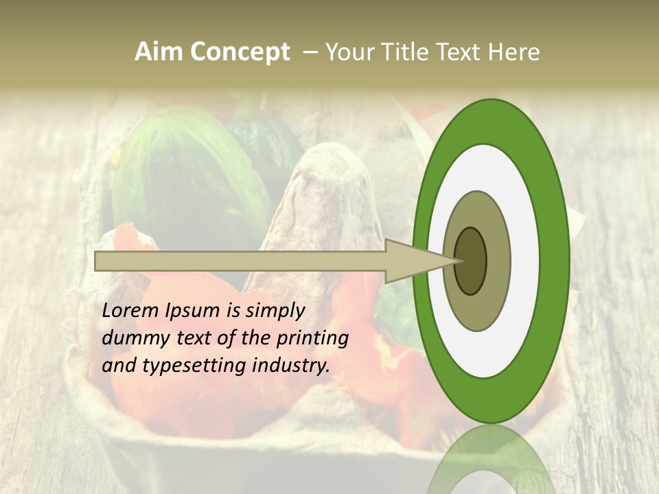 Decaying Tea Lemon PowerPoint Template