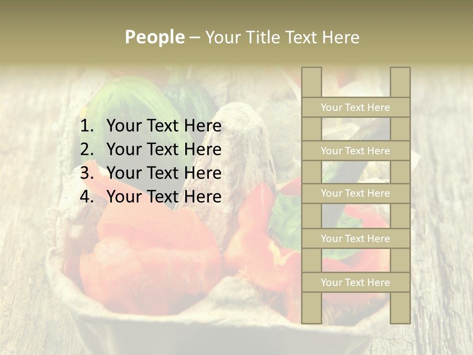 Decaying Tea Lemon PowerPoint Template