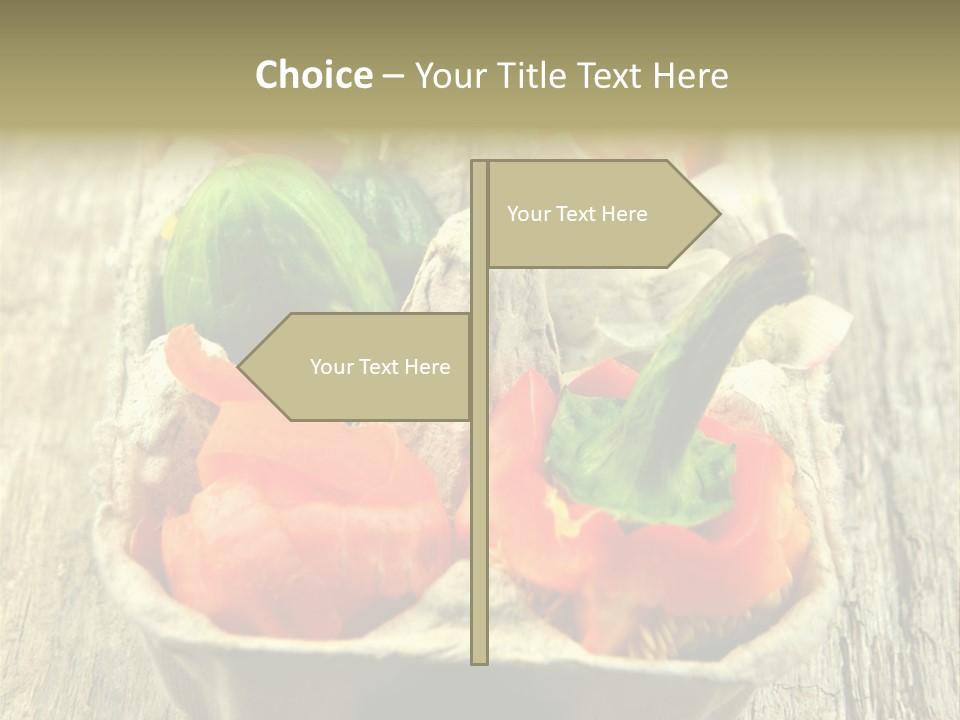 Decaying Tea Lemon PowerPoint Template