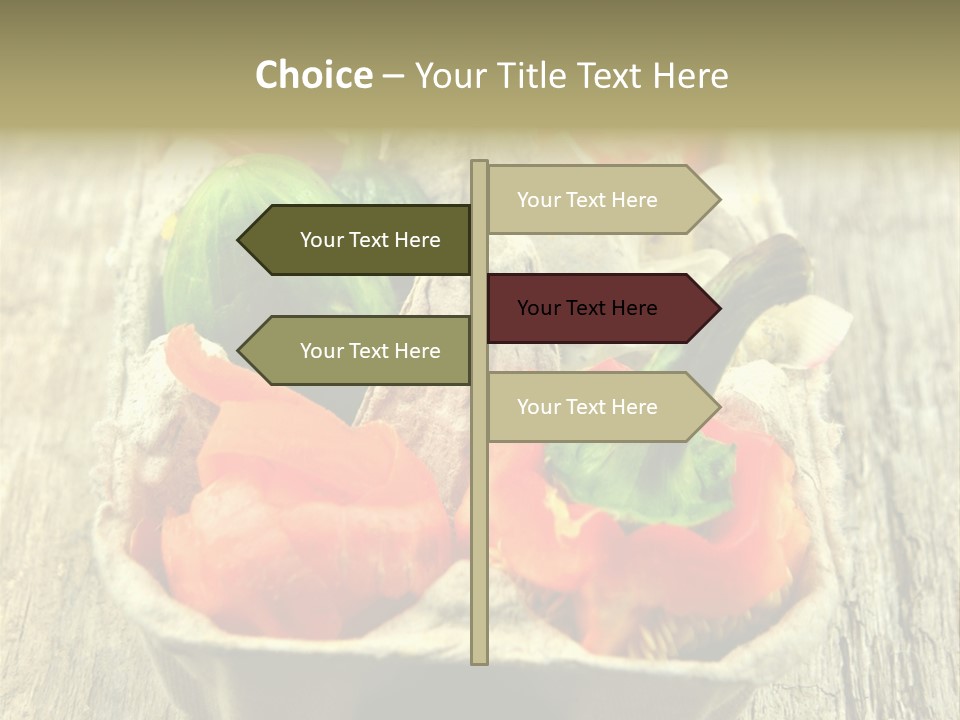 Decaying Tea Lemon PowerPoint Template