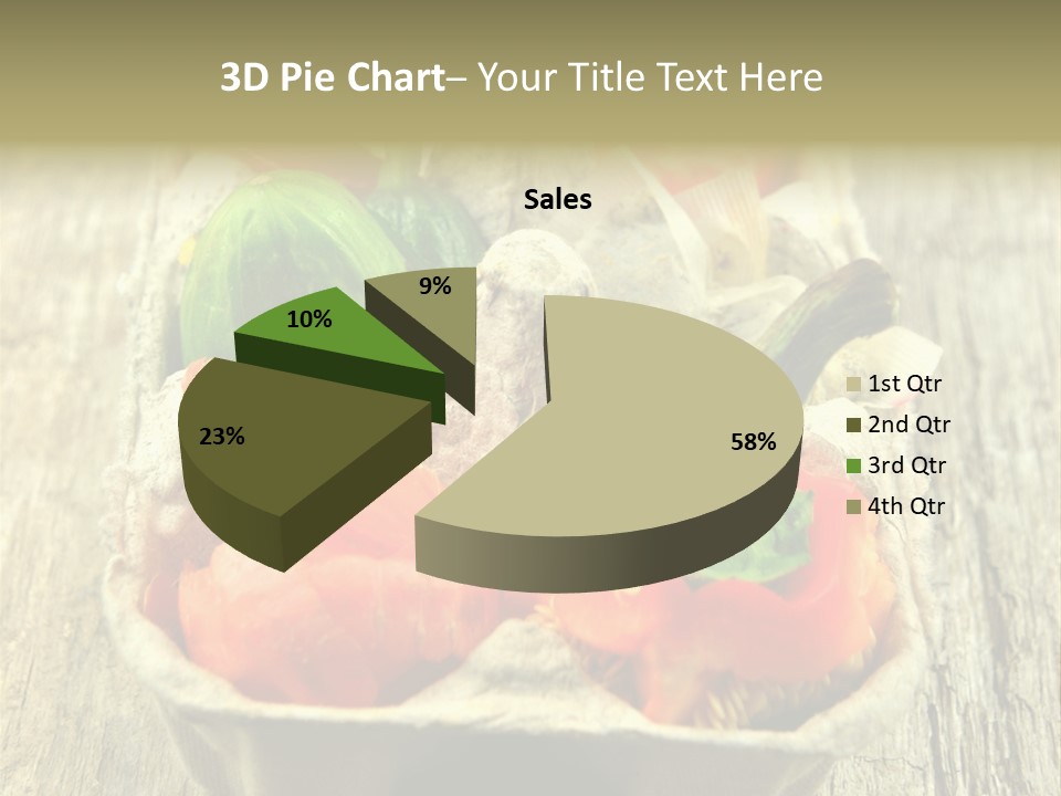 Decaying Tea Lemon PowerPoint Template