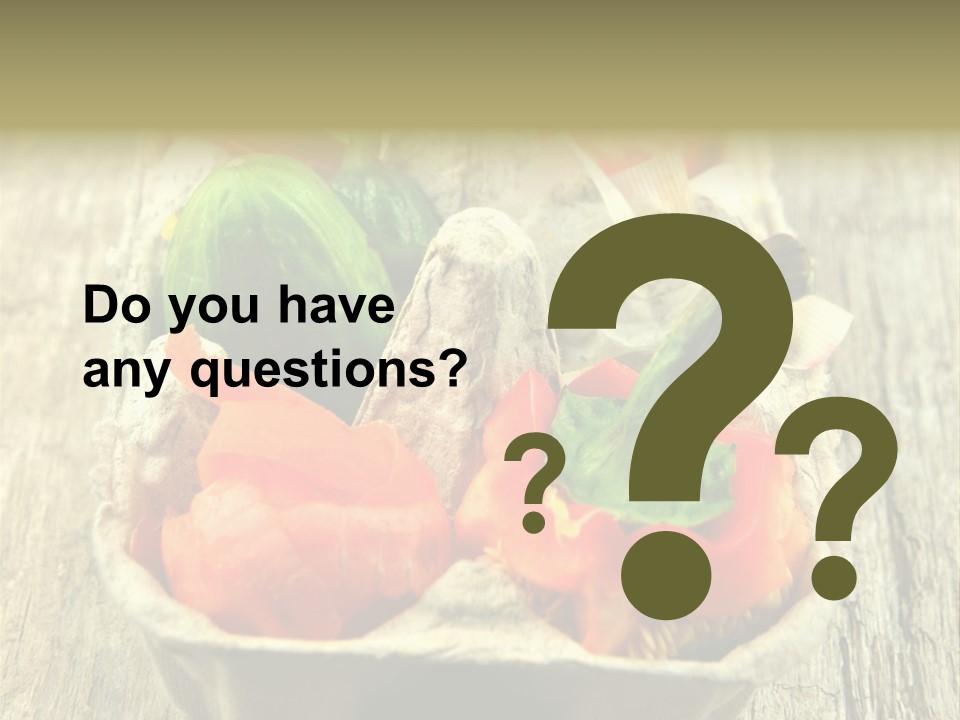 Decaying Tea Lemon PowerPoint Template