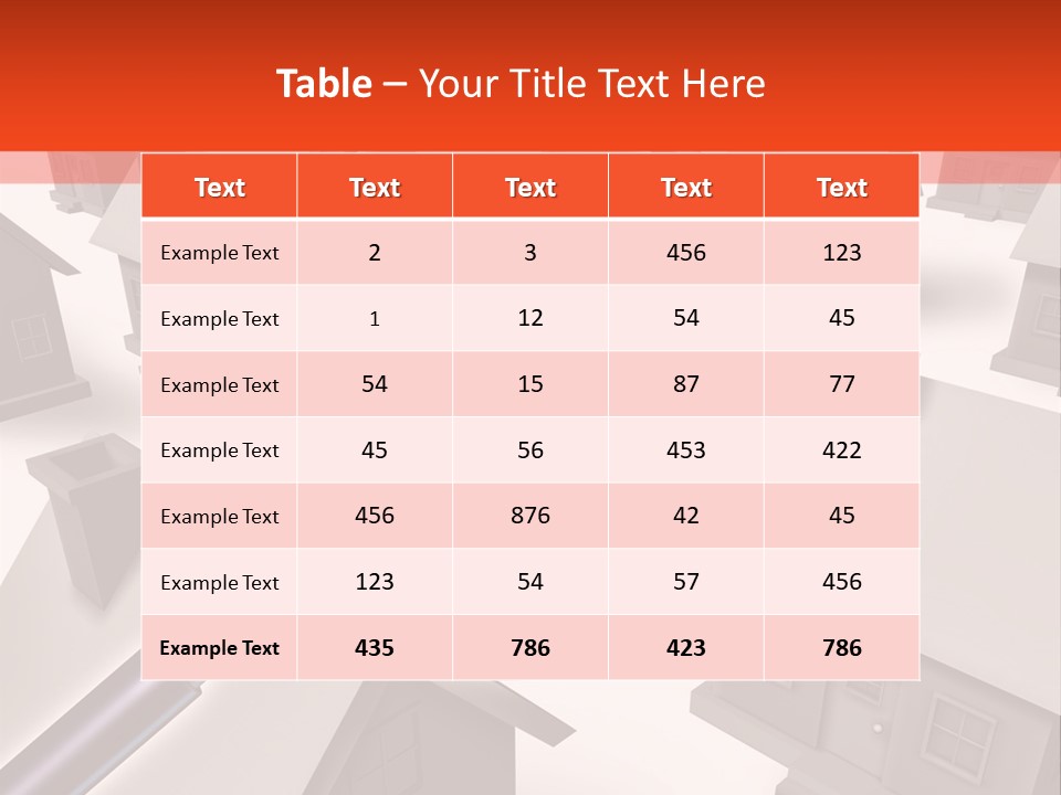 For Sale Housing Industry Renovate PowerPoint Template