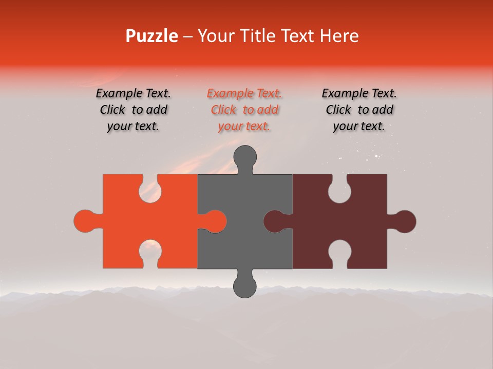 Impact Meteorite Globe PowerPoint Template