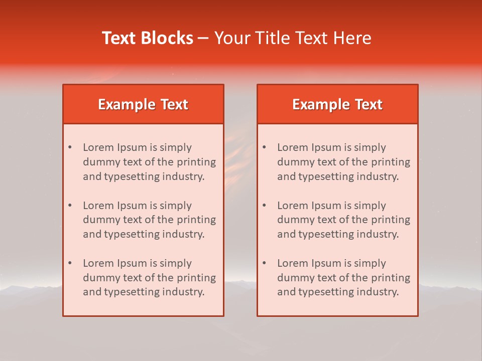 Impact Meteorite Globe PowerPoint Template