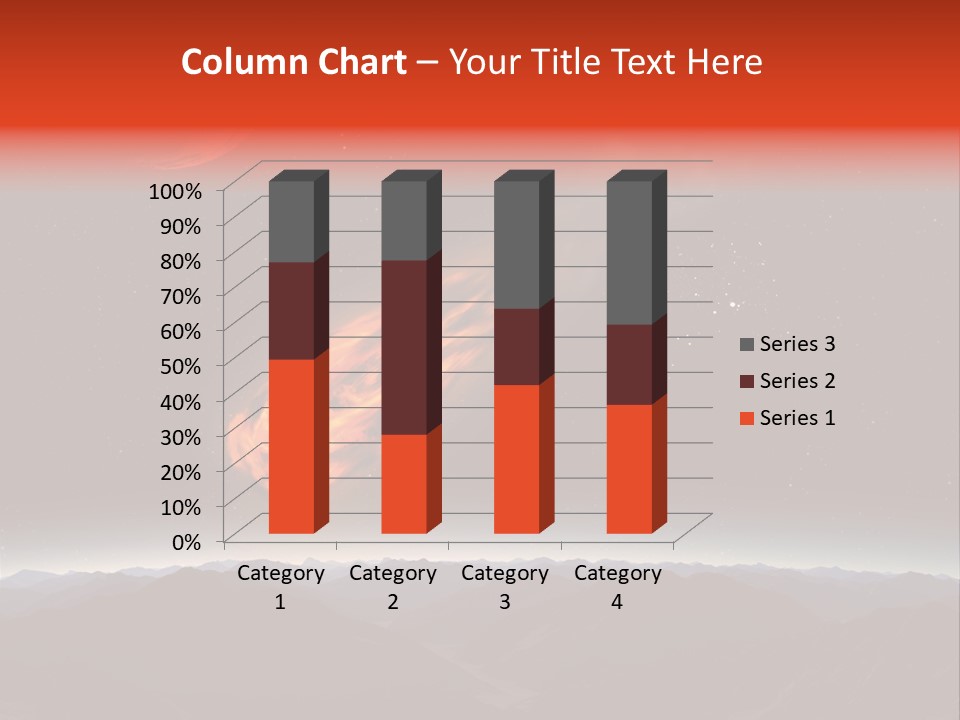 Impact Meteorite Globe PowerPoint Template