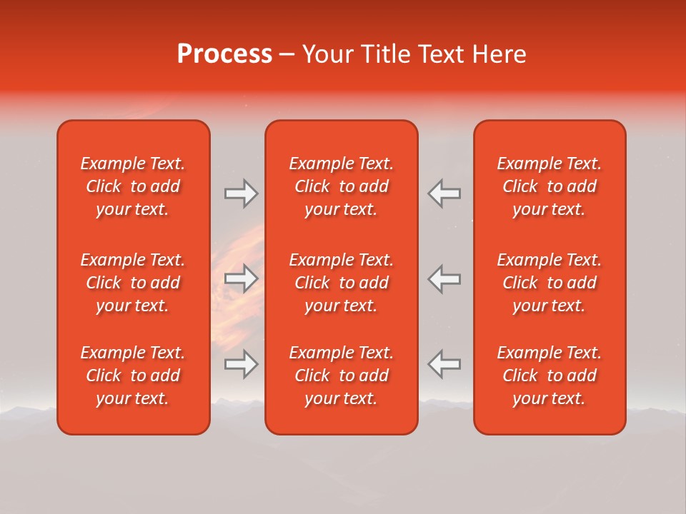 Impact Meteorite Globe PowerPoint Template