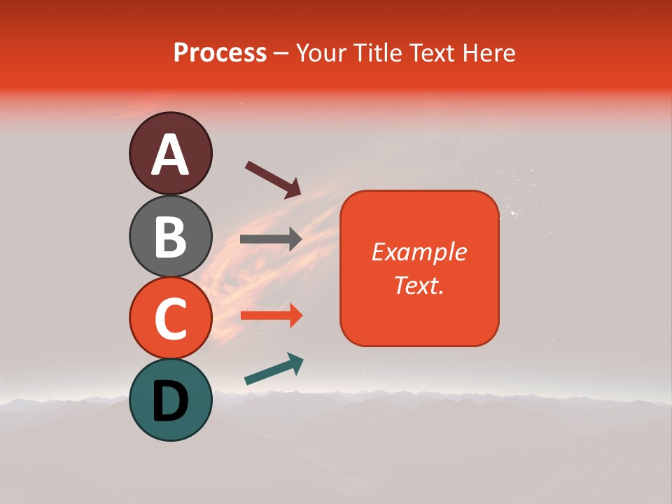Impact Meteorite Globe PowerPoint Template