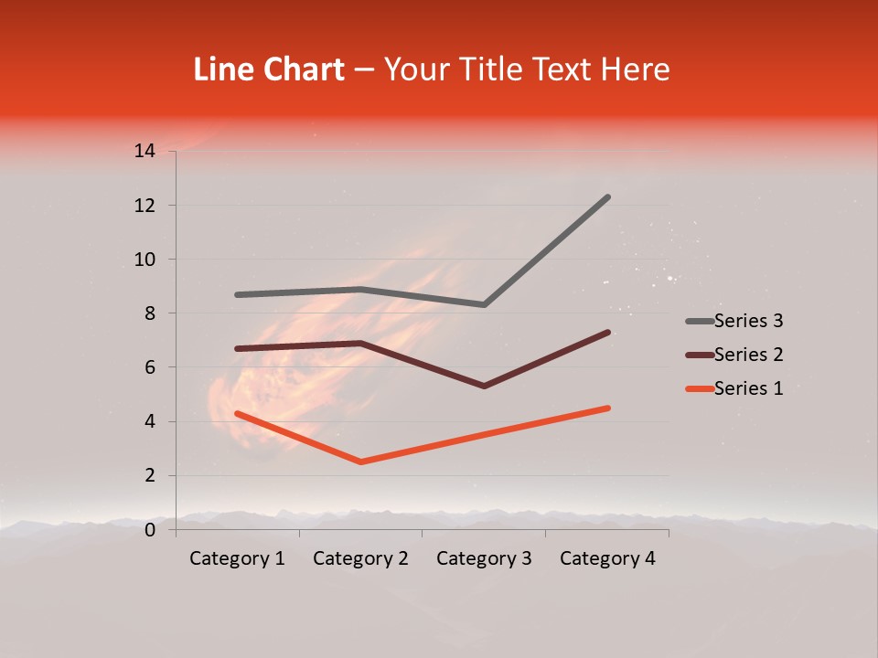 Impact Meteorite Globe PowerPoint Template