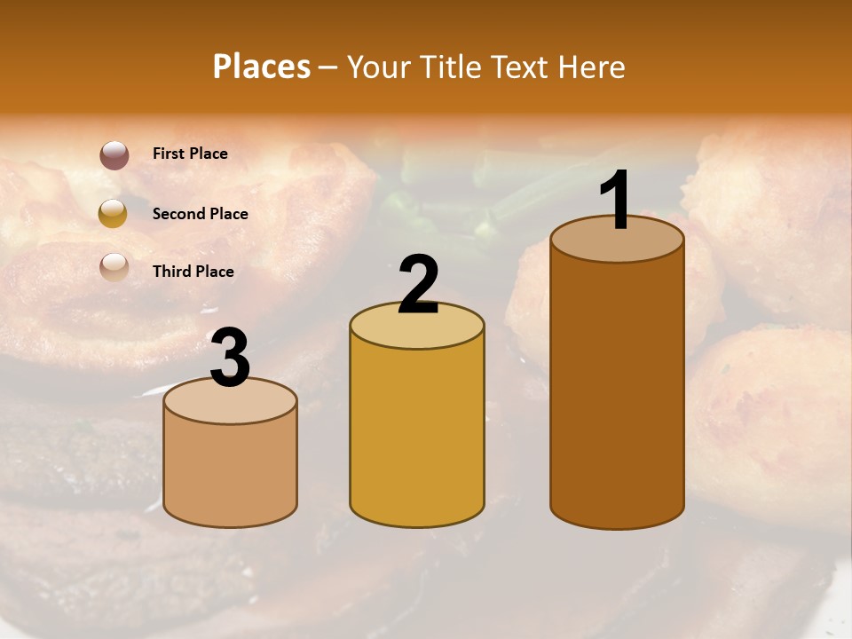 Plate Sliced Slices PowerPoint Template