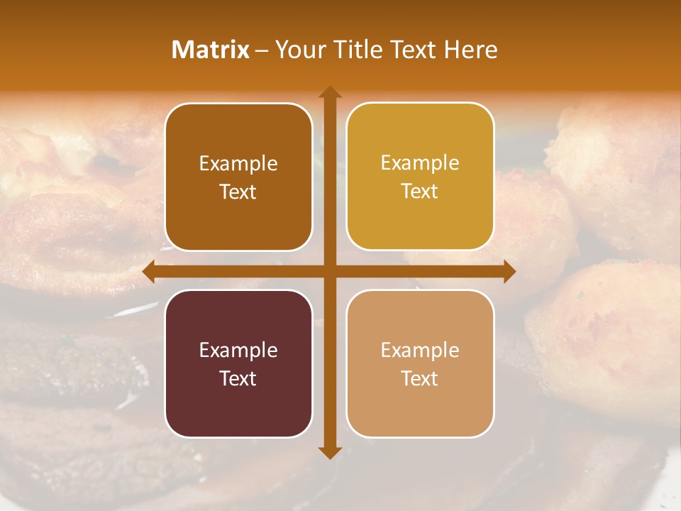 Plate Sliced Slices PowerPoint Template