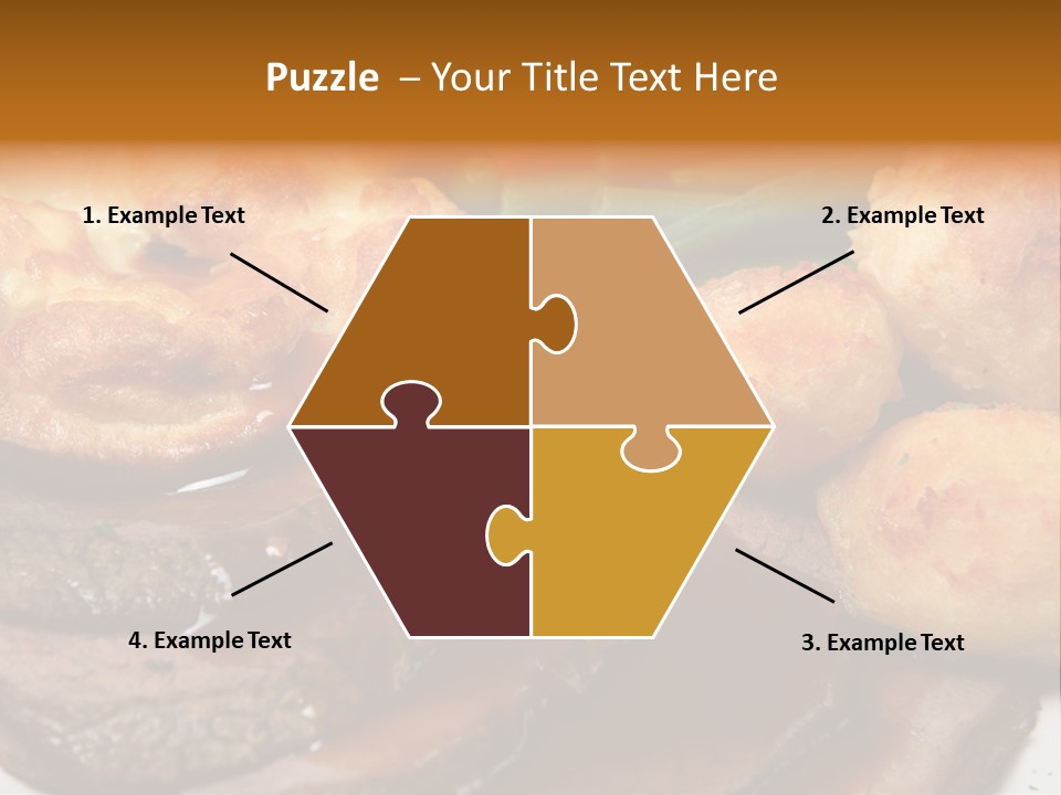 Plate Sliced Slices PowerPoint Template