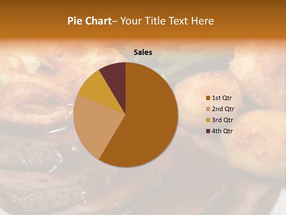 Plate Sliced Slices PowerPoint Template