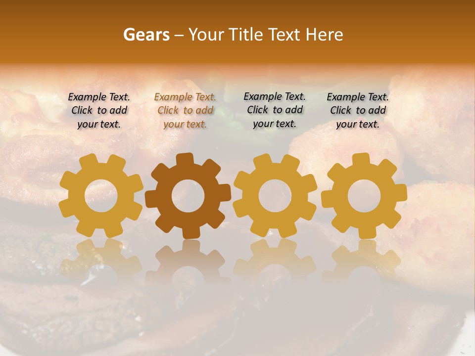 Plate Sliced Slices PowerPoint Template