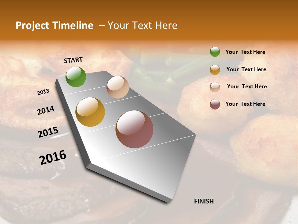 Plate Sliced Slices PowerPoint Template