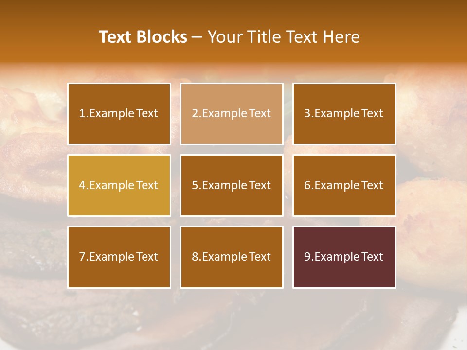 Plate Sliced Slices PowerPoint Template