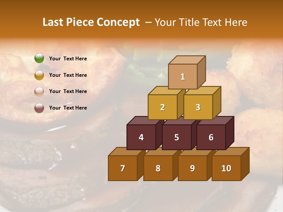 Plate Sliced Slices PowerPoint Template