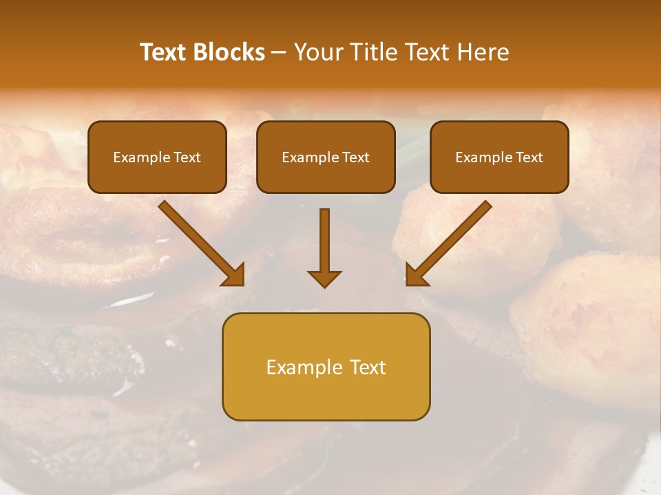 Plate Sliced Slices PowerPoint Template