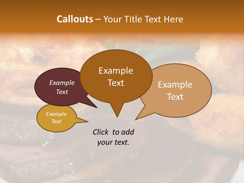 Plate Sliced Slices PowerPoint Template