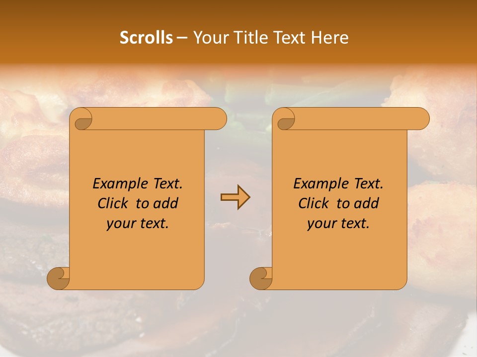 Plate Sliced Slices PowerPoint Template