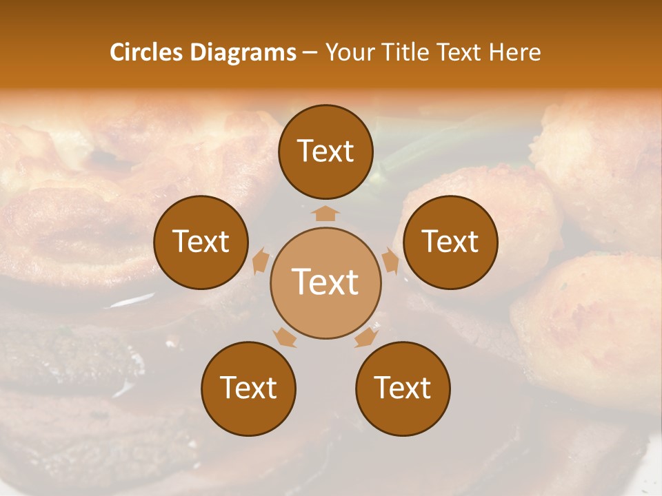 Plate Sliced Slices PowerPoint Template