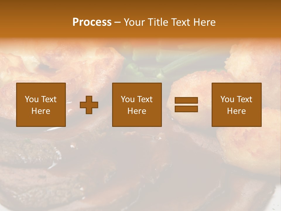 Plate Sliced Slices PowerPoint Template