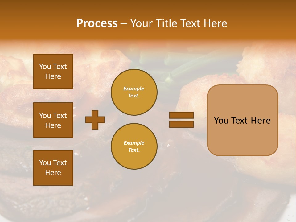 Plate Sliced Slices PowerPoint Template