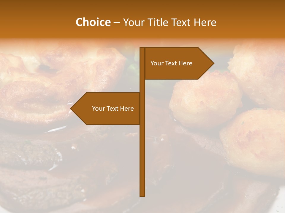 Plate Sliced Slices PowerPoint Template