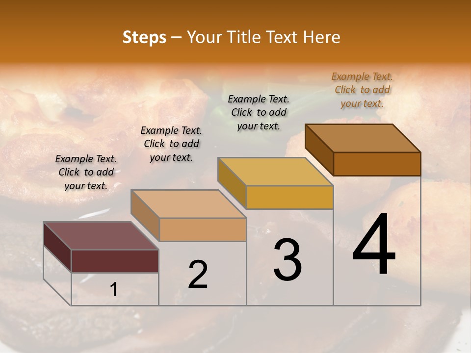 Plate Sliced Slices PowerPoint Template