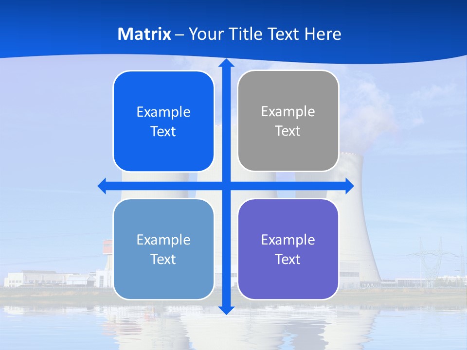 Power Atom Environmental PowerPoint Template
