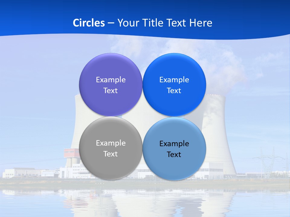 Power Atom Environmental PowerPoint Template