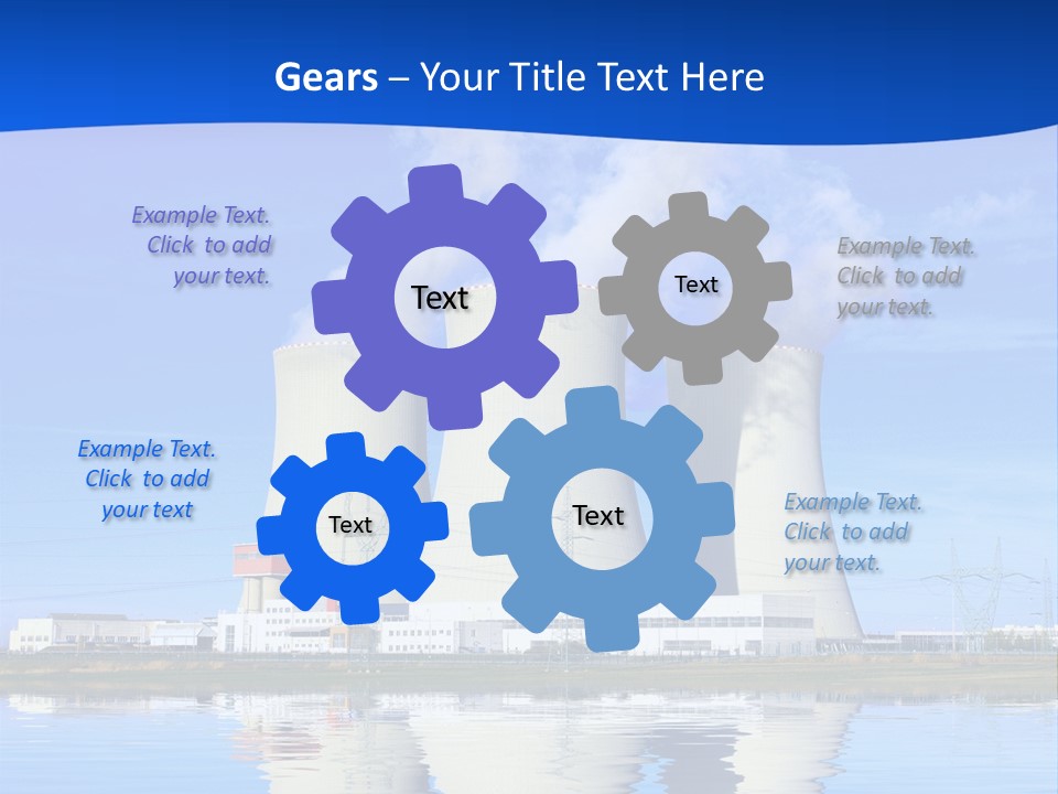 Power Atom Environmental PowerPoint Template