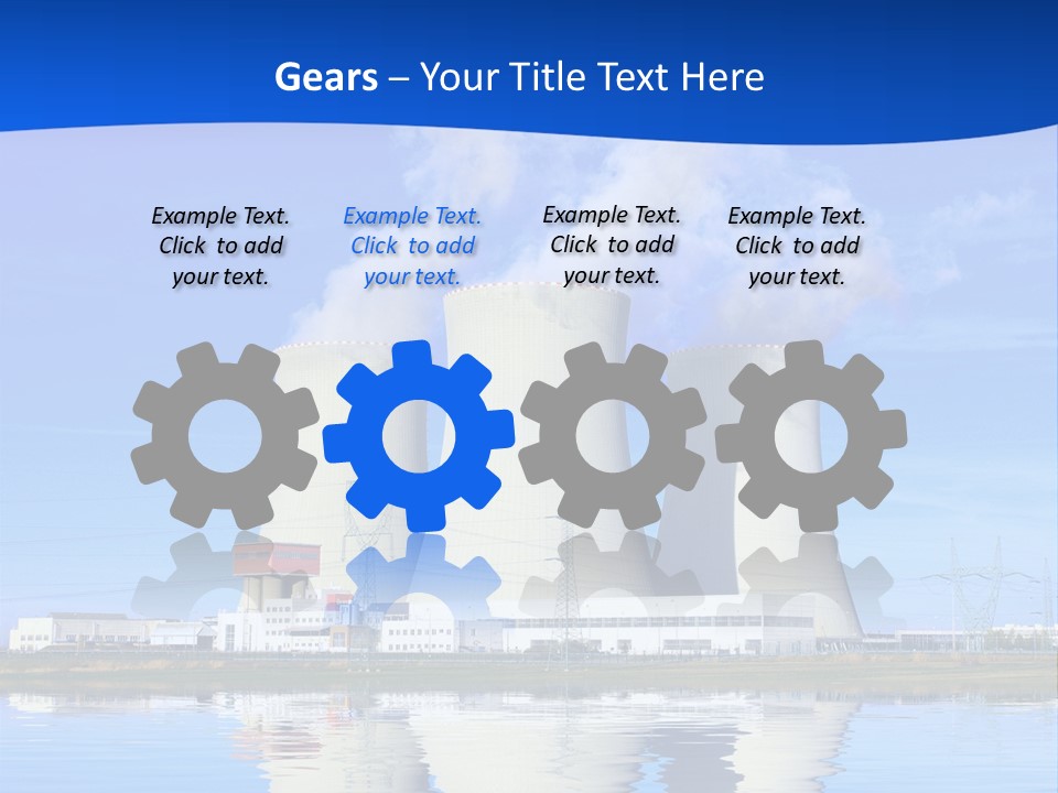 Power Atom Environmental PowerPoint Template