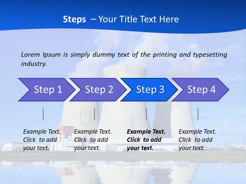 Power Atom Environmental PowerPoint Template