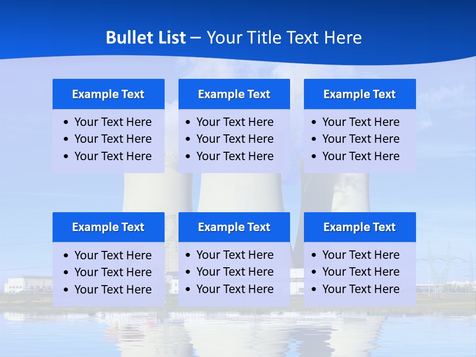 Power Atom Environmental PowerPoint Template