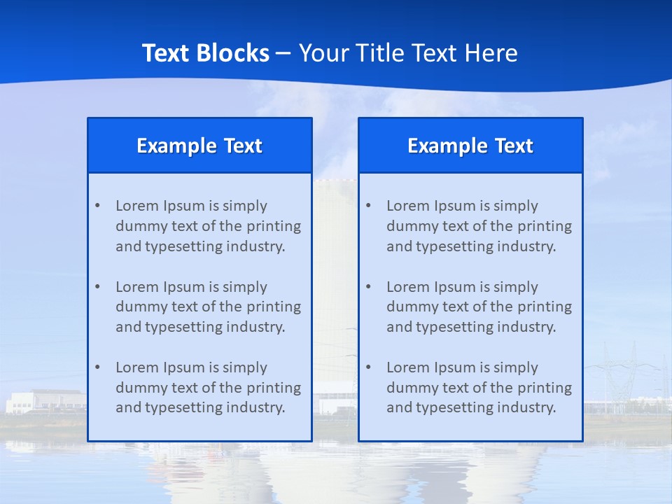 Power Atom Environmental PowerPoint Template
