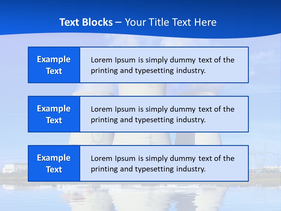 Power Atom Environmental PowerPoint Template
