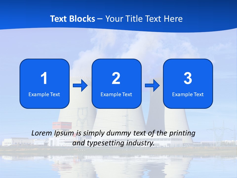 Power Atom Environmental PowerPoint Template
