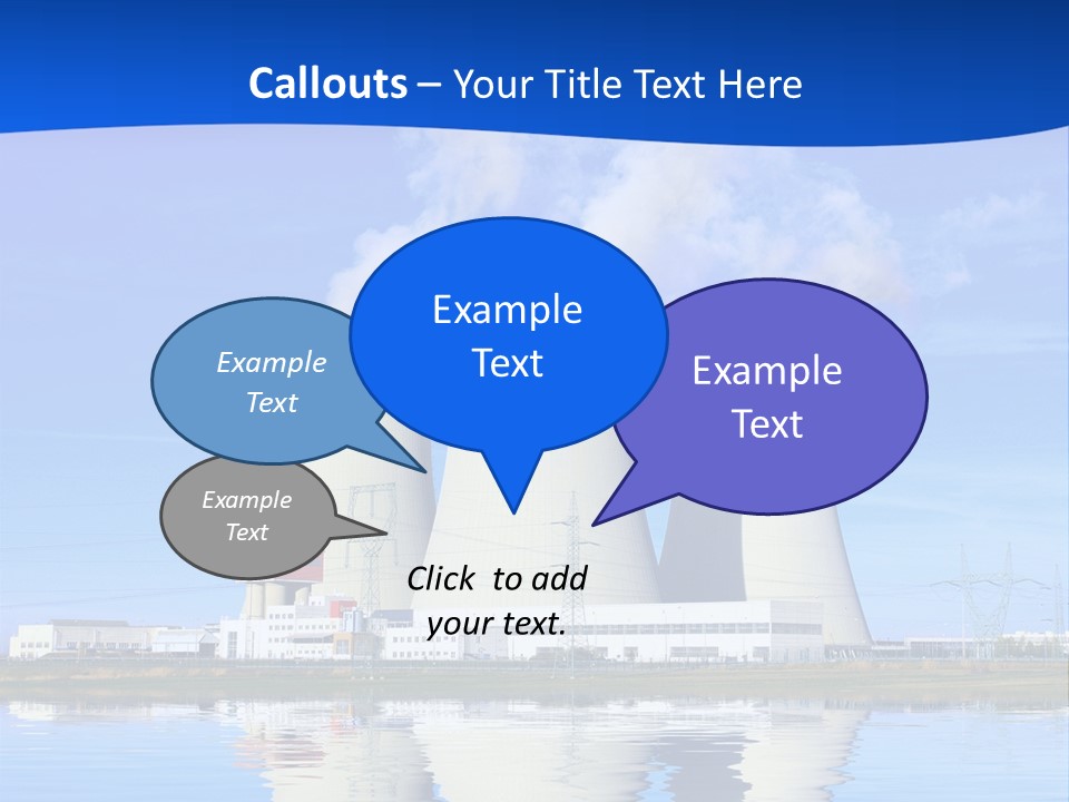 Power Atom Environmental PowerPoint Template