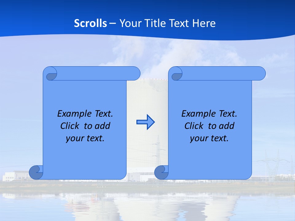 Power Atom Environmental PowerPoint Template