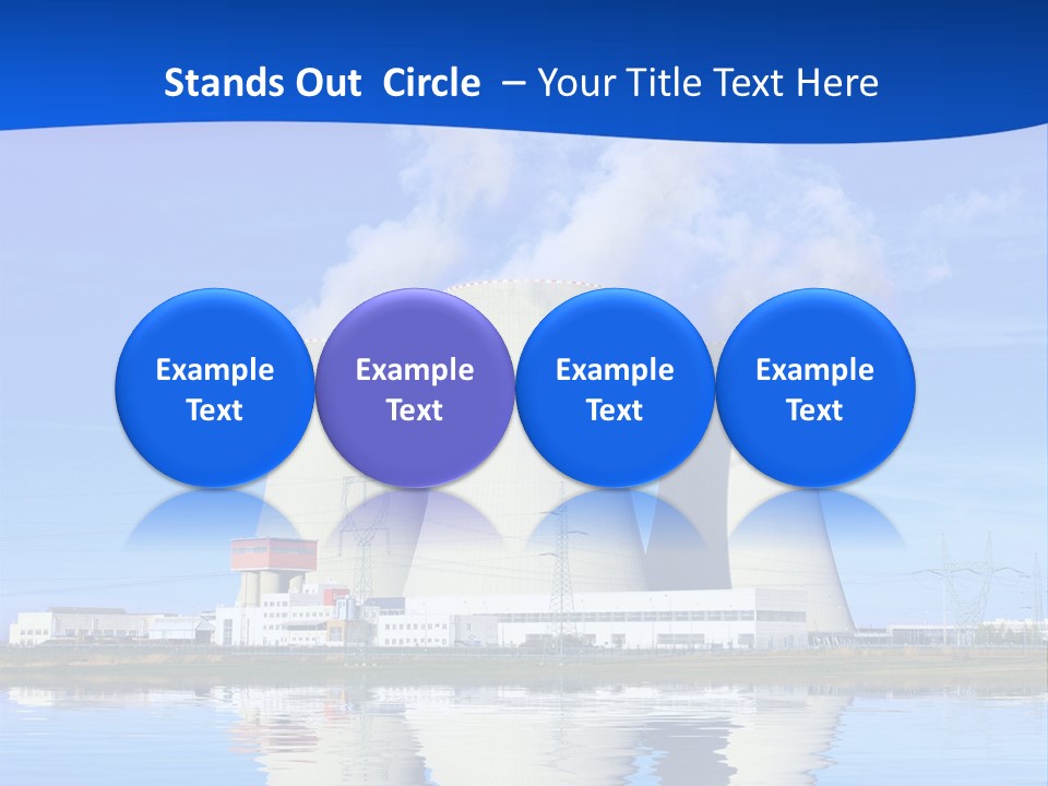 Power Atom Environmental PowerPoint Template