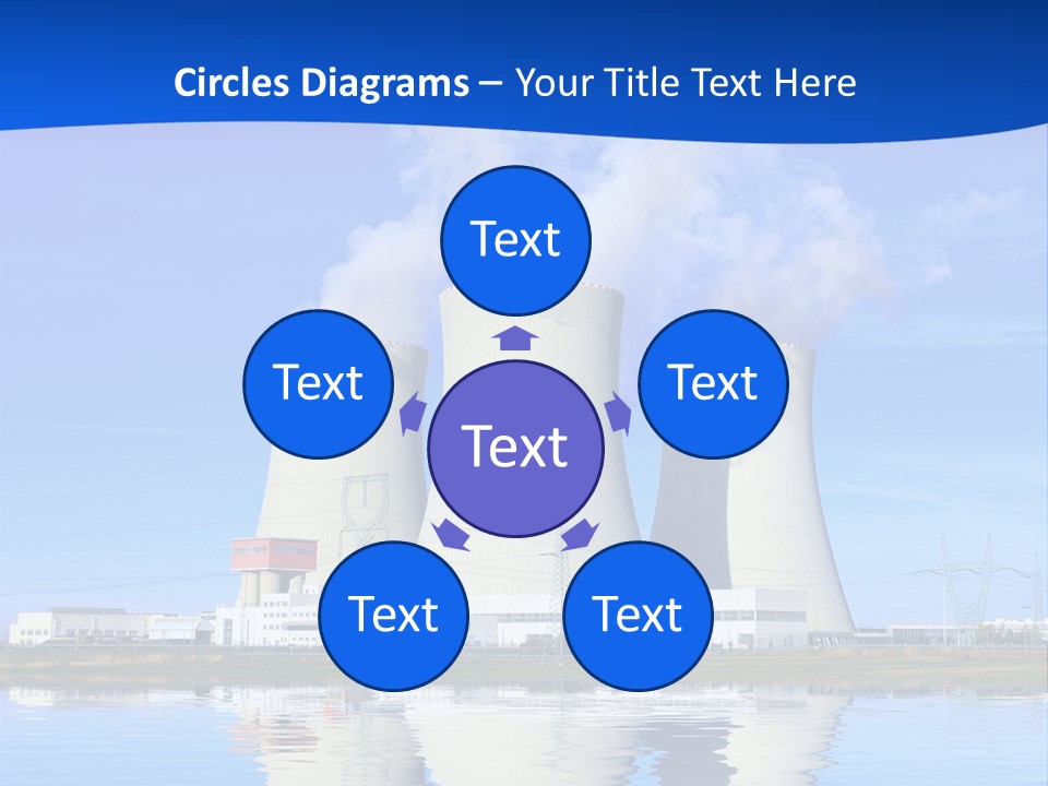 Power Atom Environmental PowerPoint Template