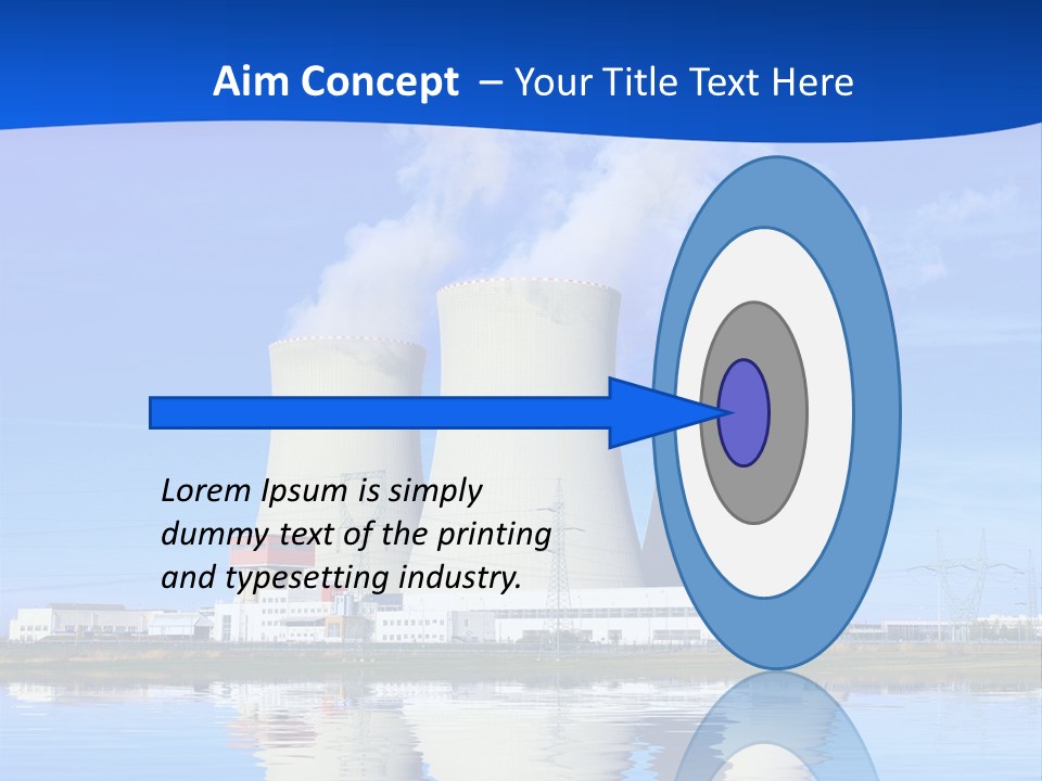 Power Atom Environmental PowerPoint Template
